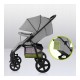 Lionelo - Carucior sport Annet Concrete Cu accesorii Gri