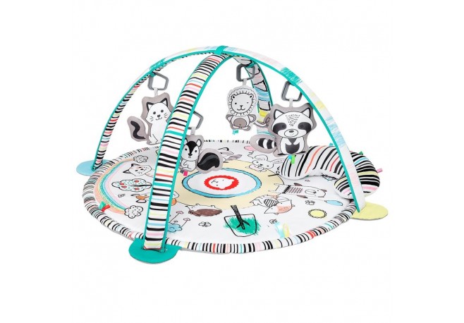 Lionelo - Salteluta interactiva Paula Cu jucarii Conform cu standardele de siguranta EN71 EN62115 Multicolor