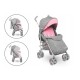 Lionelo - Carucior sport Irma Cu husa de picioare Cu plasa de tantari Conform cu standardul european de securitate EN1888-1 Roz