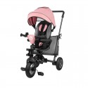 Lionelo - Tricicleta Tris Mecanism de pedalare libera Suport picioare Control al directiei Scaun reversibil Rotire 360 grade Pli