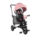 Lionelo - Tricicleta Tris Mecanism de pedalare libera Suport picioare Control al directiei Scaun reversibil Rotire 360 grade Pli