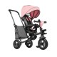 Lionelo - Tricicleta Tris Mecanism de pedalare libera Suport picioare Control al directiei Scaun reversibil Rotire 360 grade Pli