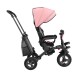 Lionelo - Tricicleta Tris Mecanism de pedalare libera Suport picioare Control al directiei Scaun reversibil Rotire 360 grade Pli