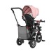 Lionelo - Tricicleta Tris Mecanism de pedalare libera Suport picioare Control al directiei Scaun reversibil Rotire 360 grade Pli