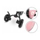 Lionelo - Tricicleta Tris Mecanism de pedalare libera Suport picioare Control al directiei Scaun reversibil Rotire 360 grade Pli