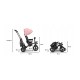 Lionelo - Tricicleta Tris Mecanism de pedalare libera Suport picioare Control al directiei Scaun reversibil Rotire 360 grade Pli