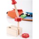 Joueco - Trusa de scule din lemn certificat FSC 33.5x14 cm 9 piese Multicolor