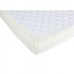 BabyNeeds - Cearceaf cu elastic 140x70 cm Crem