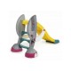 Paradiso Toys - Tobogan Elefant pentru copii din plastic cu sistem de apa