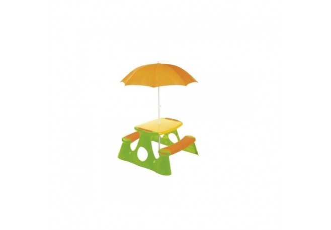 Paradiso Toys - Masuta picnic pentru copii cu umbrela