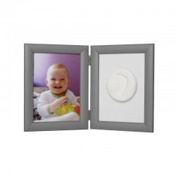 Baby HandPrint - Kit mulaj Memory Frame Cu rama foto 13x18 cm Non-toxic Conform cu standardul european de siguranta EN 71-3:2019