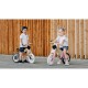 Lionelo - Bicicleta fara pedale Willy Bubblegum Cu tablita de scris Cu roti din spuma EVA 12 Alb/Roz