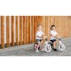Lionelo - Bicicleta fara pedale Willy Bubblegum Cu tablita de scris Cu roti din spuma EVA 12 Alb/Roz
