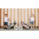 Lionelo - Bicicleta fara pedale Willy Bubblegum Cu tablita de scris Cu roti din spuma EVA 12 Alb/Roz
