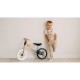 Lionelo - Bicicleta fara pedale Willy Bubblegum Cu tablita de scris Cu roti din spuma EVA 12 Alb/Roz