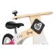 Lionelo - Bicicleta fara pedale Willy Bubblegum Cu tablita de scris Cu roti din spuma EVA 12 Alb/Roz