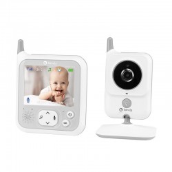 Lionelo - Videofon Babyline 7.1  Cu melodii Cu lampa inclusa
