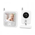 Lionelo - Videofon Babyline 7.1  Cu melodii Cu lampa inclusa
