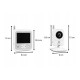 Lionelo - Videofon Babyline 7.1  Cu melodii Cu lampa inclusa