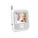 Lionelo - Videofon Babyline 7.1  Cu melodii Cu lampa inclusa