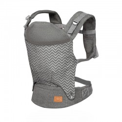 Lionelo - Marsupiu ergonomic Margareet Cu 3 pozitii de transport Cu gluga Pana la 20 Kg Aprobat de Institutul International de D