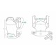 Lionelo - Marsupiu ergonomic Margareet Cu 3 pozitii de transport Cu gluga Pana la 20 Kg Aprobat de Institutul International de D