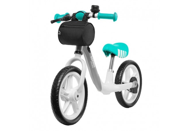 Lionelo - Bicicleta usoara fara pedale Arie Cu claxon Saculet pentru depozitare Cu ghidon si sa reglabile Greutate 3.7 Kg Roti d