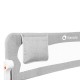 Lionelo - Bariera protectie pat Eva  Cu buzunar accesorii 150x35 cm Conform cu standardul european de securitate BS7072 Gri