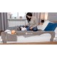 Lionelo - Bariera protectie pat Eva  Cu buzunar accesorii 150x35 cm Conform cu standardul european de securitate BS7072 Gri