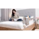Lionelo - Bariera protectie pat Eva  Cu buzunar accesorii 150x35 cm Conform cu standardul european de securitate BS7072 Gri