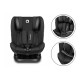 Lionelo - Scaun auto Oliver Carbon Spatar reglabil Protectie laterala Top Tether 9-36 Kg cu Isofix Conform cu standardul europea