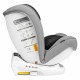 Lionelo - Scaun auto Oliver Stone Spatar reglabil Protectie laterala Top Tether 9-36 Kg cu Isofix Conform cu standardul european