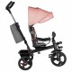 Lionelo - Tricicleta Haari Suport picioare Control al directiei Scaun reversibil Rotire 360 grade Pliabila Conform cu standardul