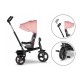 Lionelo - Tricicleta Haari Suport picioare Control al directiei Scaun reversibil Rotire 360 grade Pliabila Conform cu standardul