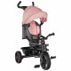 Lionelo - Tricicleta Haari Suport picioare Control al directiei Scaun reversibil Rotire 360 grade Pliabila Conform cu standardul
