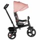 Lionelo - Tricicleta Haari Suport picioare Control al directiei Scaun reversibil Rotire 360 grade Pliabila Conform cu standardul
