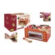 Joueco - Cuptor pizza din lemn certificat FSC 28x16.5 cm 3 ani+ 25 piese Multicolor