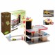 Joueco - Garaj cu 20 accesorii Din Lemn 3 ani+ 44.8x11x 37.5 cm Multicolor