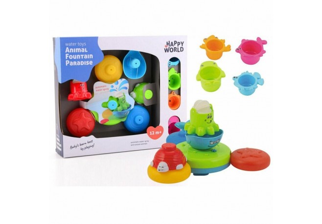 Happy World - Set de joaca fantana animalelor