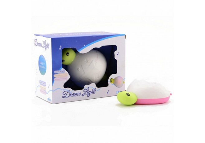 Happy World - Lampa de veghe testoasa cu sunete si lumini