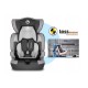 Lionelo - Scaun auto Levi One Spatar detasabil 9-36 Kg Conform cu standardul european de securitate ECE R44/04 Gri