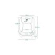 Lionelo - Scaun auto Levi One Spatar detasabil 9-36 Kg Conform cu standardul european de securitate ECE R44/04 Gri