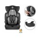 Lionelo - Scaun auto Levi One Spatar detasabil 9-36 Kg Conform cu standardul european de securitate ECE R44/04 Negru