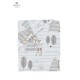 MimiNu - Cearceaf cu elastic pentru patut 120X60 cm Din bumbac certificat Oeko Tex Standard 100 Forest