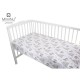 MimiNu - Cearceaf cu elastic pentru patut 120X60 cm Din bumbac certificat Oeko Tex Standard 100 Forest