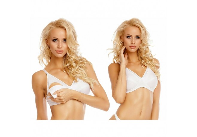 Qmini - Sutien pentru alaptat 85B Alb