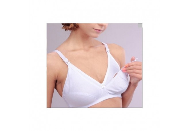 Qmini - Sutien pentru alaptat 85C Alb