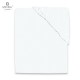 MimiNu - Cearceaf Jerse cu elastic Pentru patut de dimensiunea 140X70 cm Material certificat Oeko Tex Standard 100 White