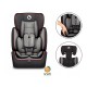 Lionelo - Scaun auto Levi Simple Sporty 9-36 Kg Conform cu standardul european de securitate ECE R44/04 Negru