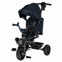 Lionelo - Tricicleta Kori Cu suport de picioare Control al directiei Scaun reversibil Rotire 360 grade Pliabila Conform cu stand